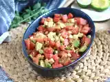 Recept Salát z melounu, fety, avokáda a okurky: extra čerstvý!