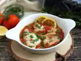 Recept Treska tmavá s rajčaty a citronem (zdravý a snadný recept!)