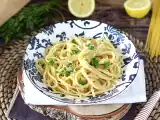 Recept Těstoviny s citronem - pasta al limone (váš budoucí oblíbený pokrm!)