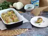 Recept Zapečené cuketové závitky se šunkou a sýrem scamorza