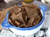 Recept Pohankové palačinkové chipsy: ideální jako aperitiv!