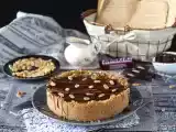 Recept Extra gurmánský tvarohový koláč ve stylu snickers
