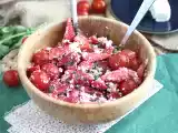 Recept Salát z jahod, rajčat, fety a bazalky