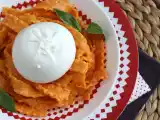 Pesto po kalábrijsku s krémovým sýrem burrata