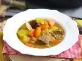 Recept Dušené hovězí maso s bramborami v tlakovém hrnci