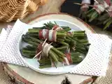 Recept Balíčky zelených fazolí a uzené slaniny
