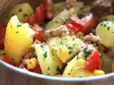 Recept Salát z brambor, tuňáka a rajčat