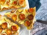 Recept Růžová quiche z cukety a mrkve