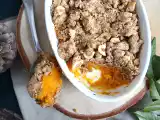 Recept Crumble s máslovou dýní a lískovými oříšky