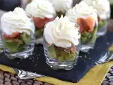 Recept Uzený losos a avokádové verriny
