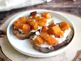 Recept Sendviče s ricottou, máslovým dýní a vejcem