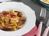 Recept Těstoviny s fíky a pancettou