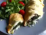 Recept Štikozubec v listovém těstě se špenátem