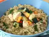 Recept Quinoa se zeleninou a kuřecím masem