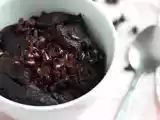 Recept Hrníčkový dort s čokoládou a arašídovým máslem v mikrovlnné troubě za 1 min.