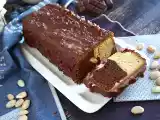 Recept Mramorový piškot s mandlovou polevou