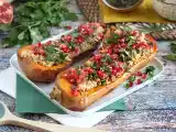 Recept Plněná máslová dýně s quinoou a granátovým jablkem