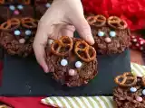 Recept Růžové pískové koláče santových sobů