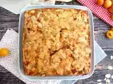 Recept Obrácený dort s mirabelkami a mandlemi
