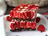 Recept Čokoládová tyčinka ve stylu franui s malinami, bílou a hořkou čokoládou!