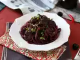 Recept Spaghetti al fuoco di bacco: těstoviny s červeným vínem, které přinášejí na stůl něco zvláštního