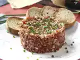 Recept Tartar de fuet: expresní verze klasického tatarského bifteku