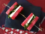 Recept Melounový sendvič s fetou a raketou, nejčerstvější virální recept na léto!