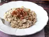 Recept Krémové a chutné rizoto z čekanky, slaniny a filadelfie