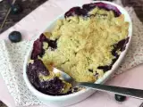 Recept Borůvkový mandlový crumble: zlatavý na povrchu, šťavnatý uvnitř