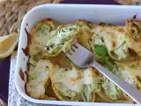 Recept Conchiglioni plněné ricottou, cuketou a citronem: krémové a au gratin v troubě