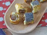 Recept Rustici s klobásou a sýrem v horkovzdušné fritéze