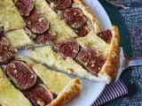 Recept Tenký koláč s fíky, brie a ořechy