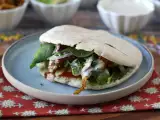 Recept Kuřecí šawarma z horkovzdušné fritézy, pita a tahini omáčka