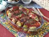 Recept Vegetariánské zelné závitky s houbami, rýží a misem