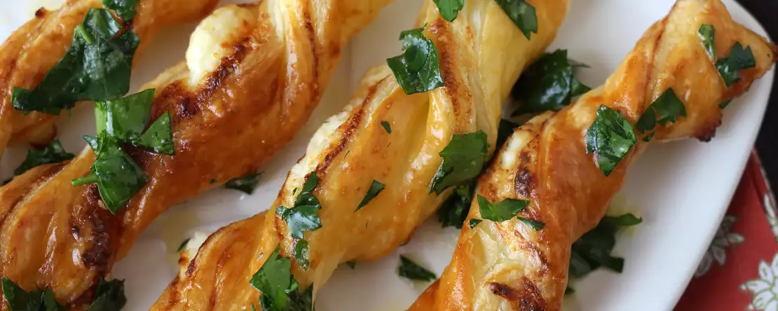 Vločkové sýrové twisty s airfryer