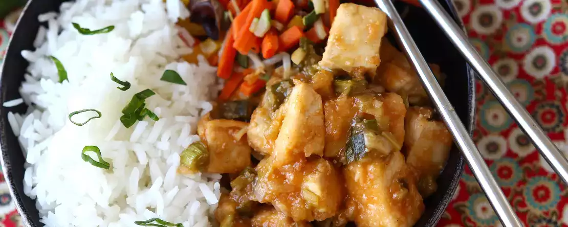 Tofu à la general tao