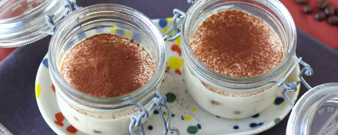 Tiramisu z hedvábného tofu bez mascarpone a vajec