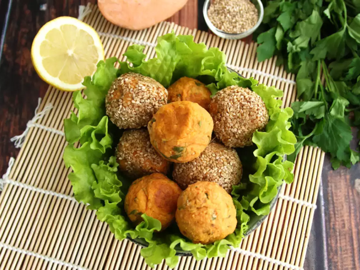 Recept Falafel ze sladkých brambor