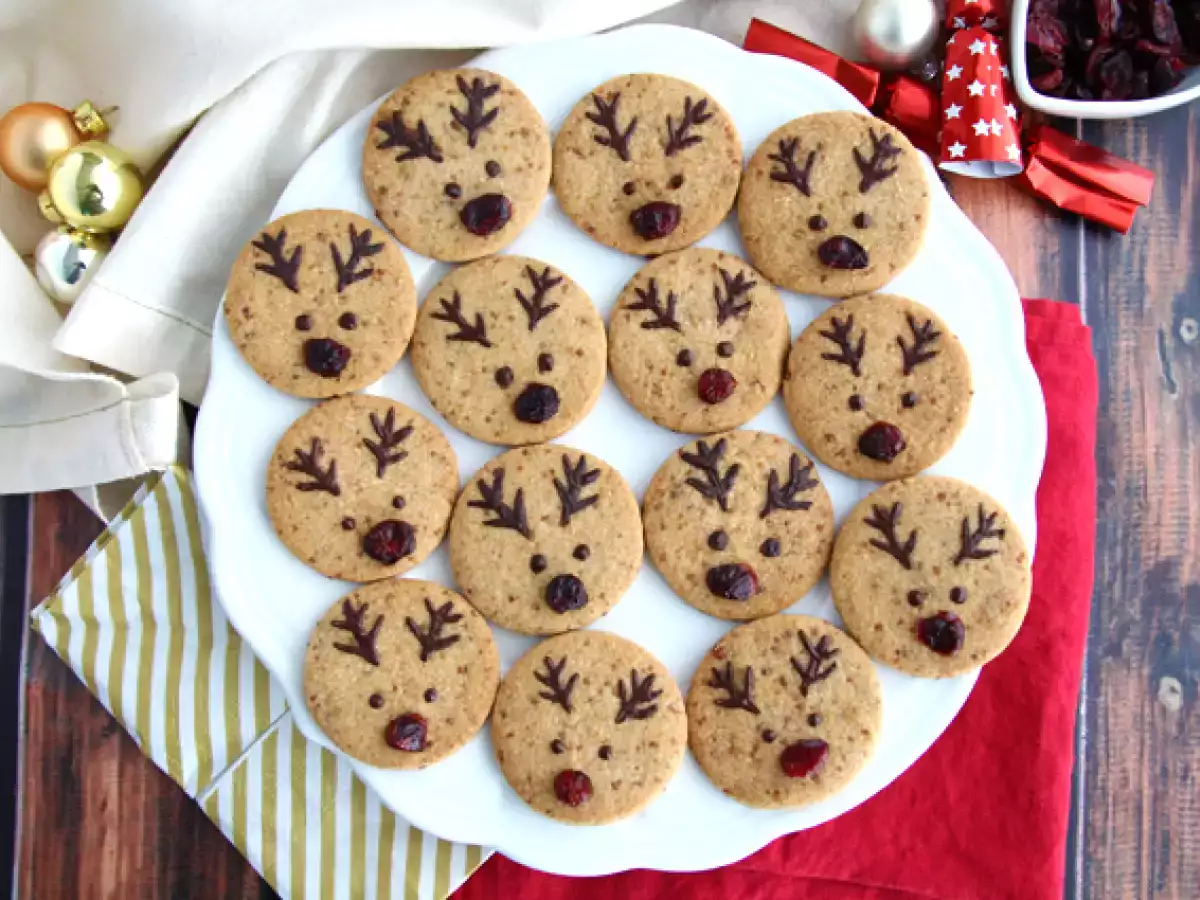 Recept Sněhové sušenky sobi (bezlepkové a veganské)