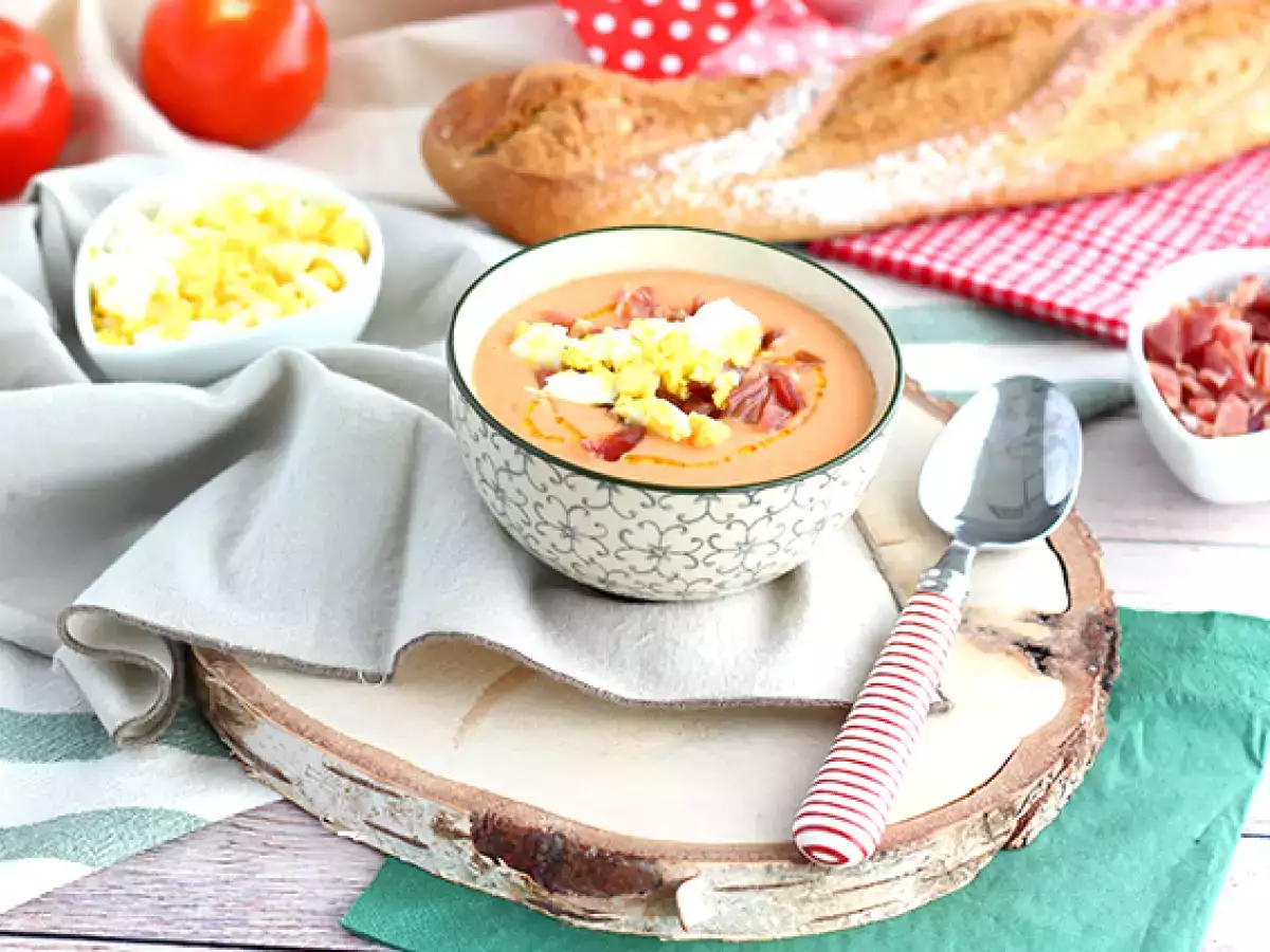 Recept Salmorejo, španělská studená polévka