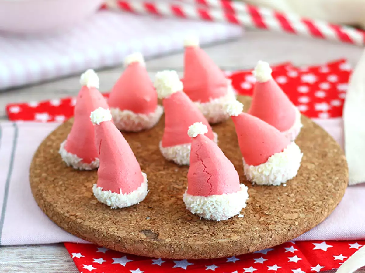 Recept Pusinky santa klobouky