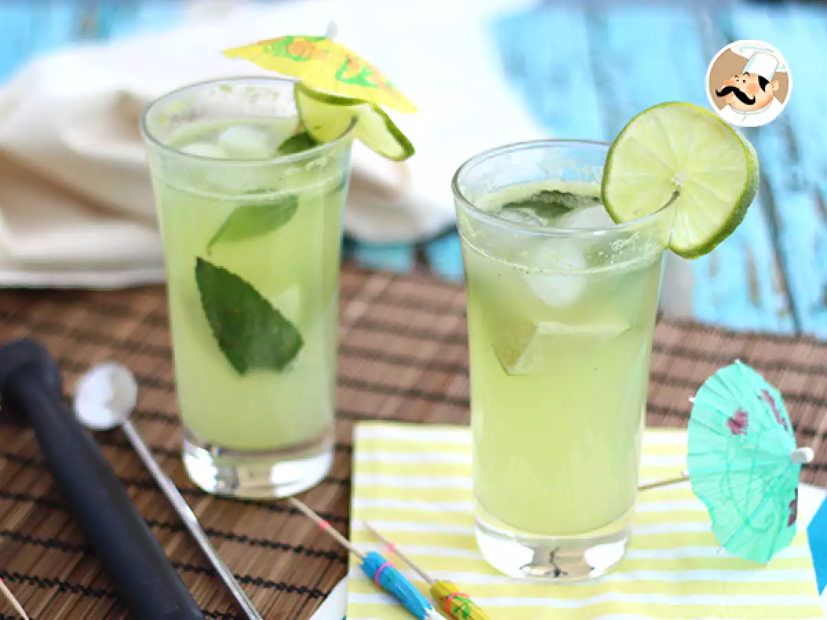 Recept Okurkové mojito, nealkoholický koktejl