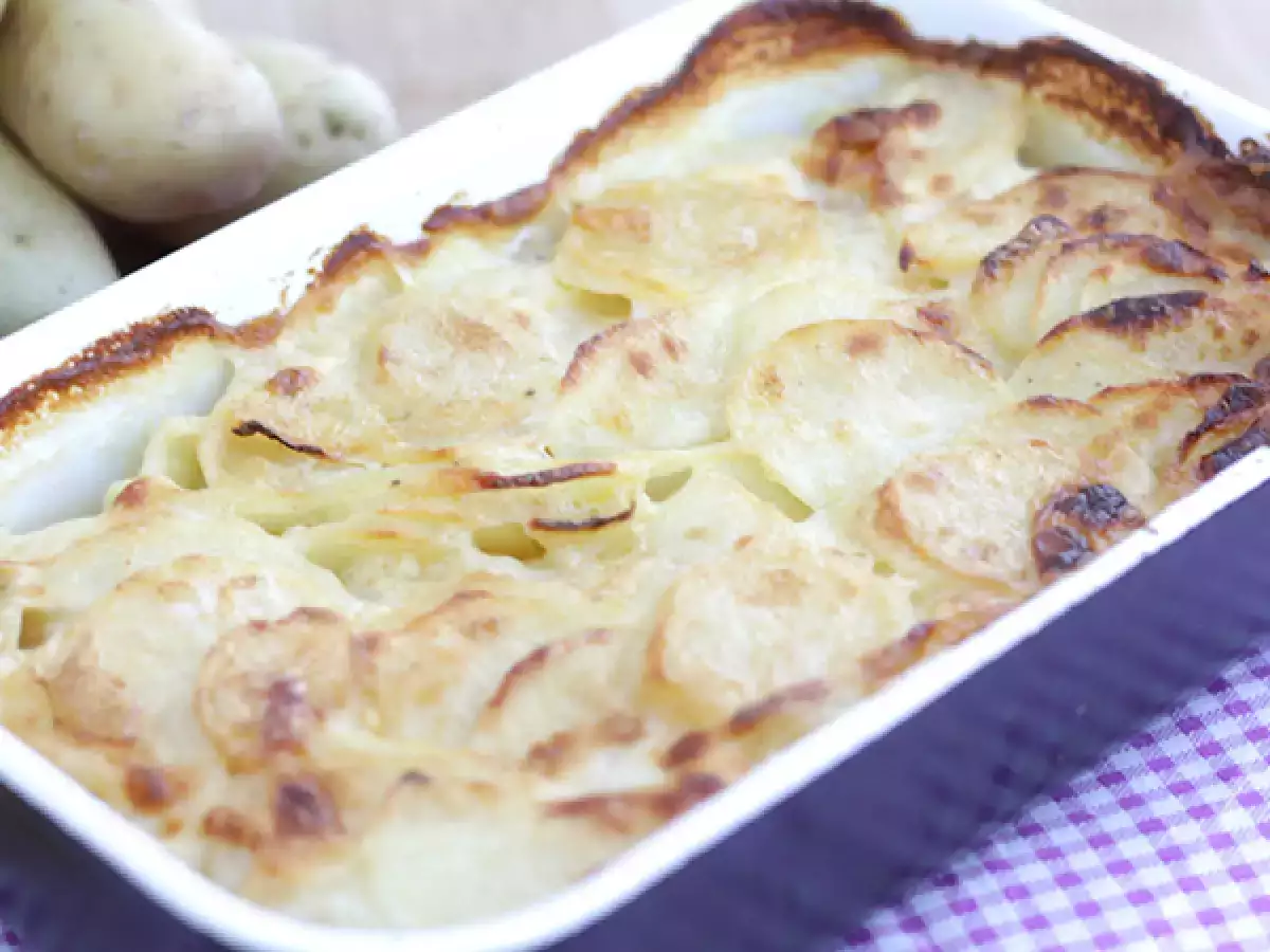 Recept Gratin dauphinois: skutečný recept