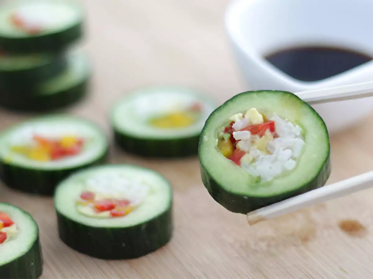 Recept Okurkové maki