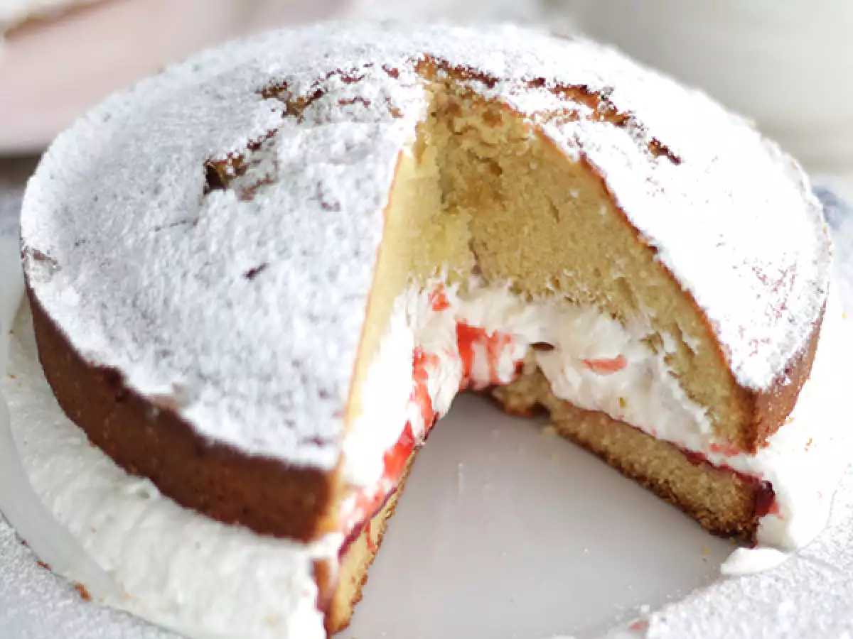 Recept Ultra vláčný dort victoria sponge