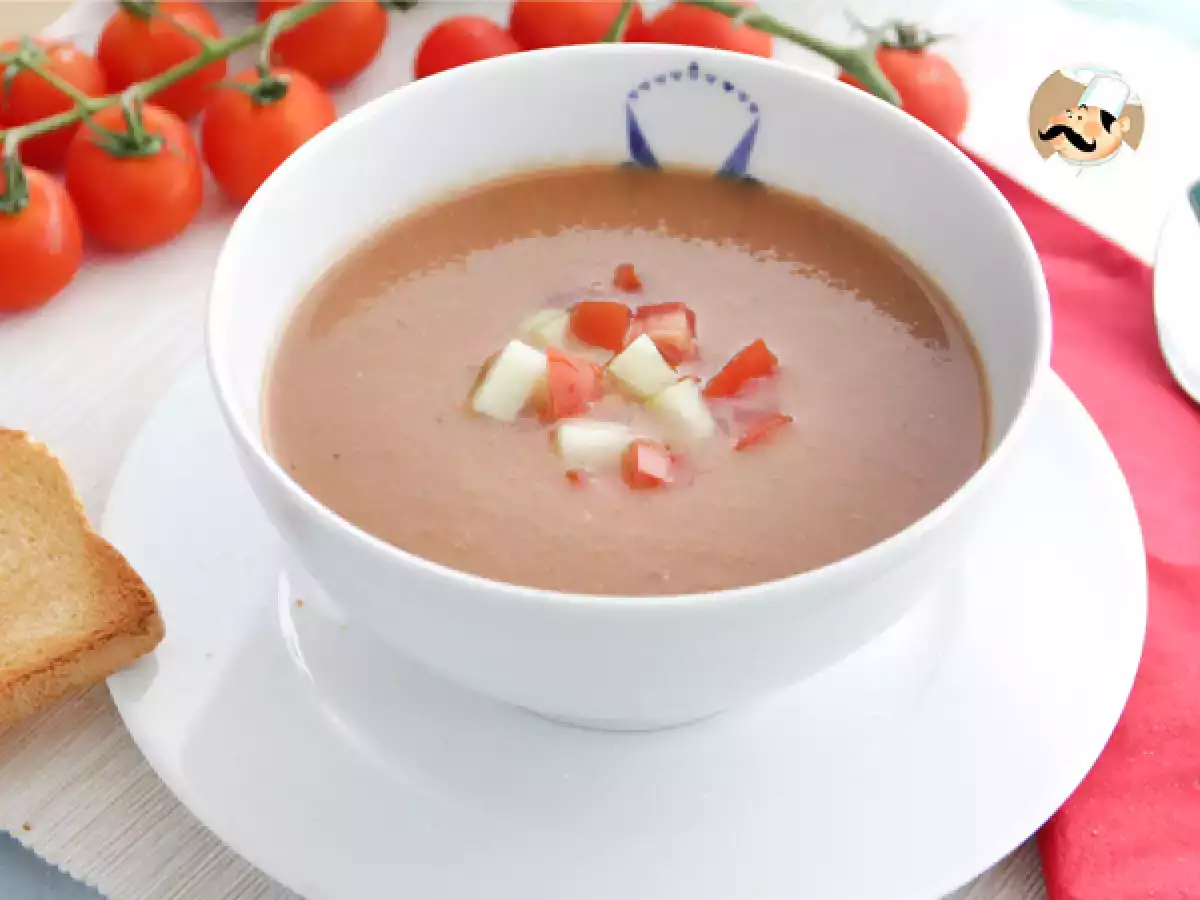 Recept Andaluské gazpacho