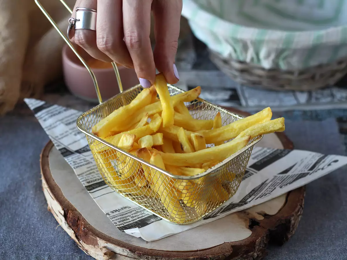 Recept Super křupavé mražené hranolky v air fryer!