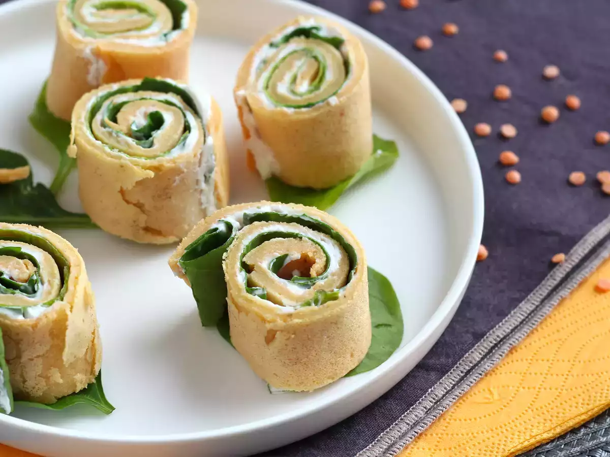 Recept Palačinky z červené čočky s pouhými 2 ingrediencemi