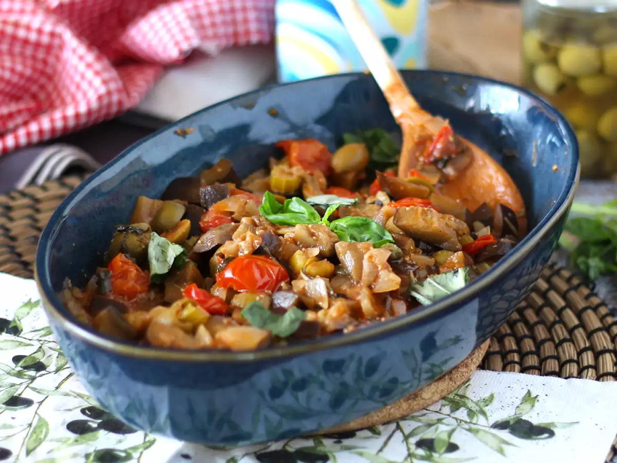 Recept Caponata siciliana, nepřehlédnutelný rychlý a snadný italský recept