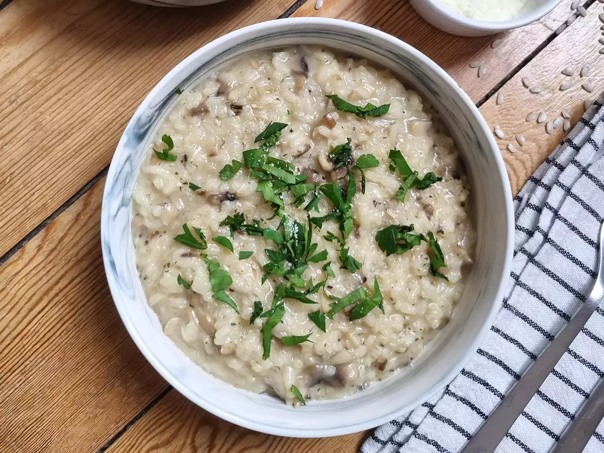 Recept Houbové rizoto v thermomixu